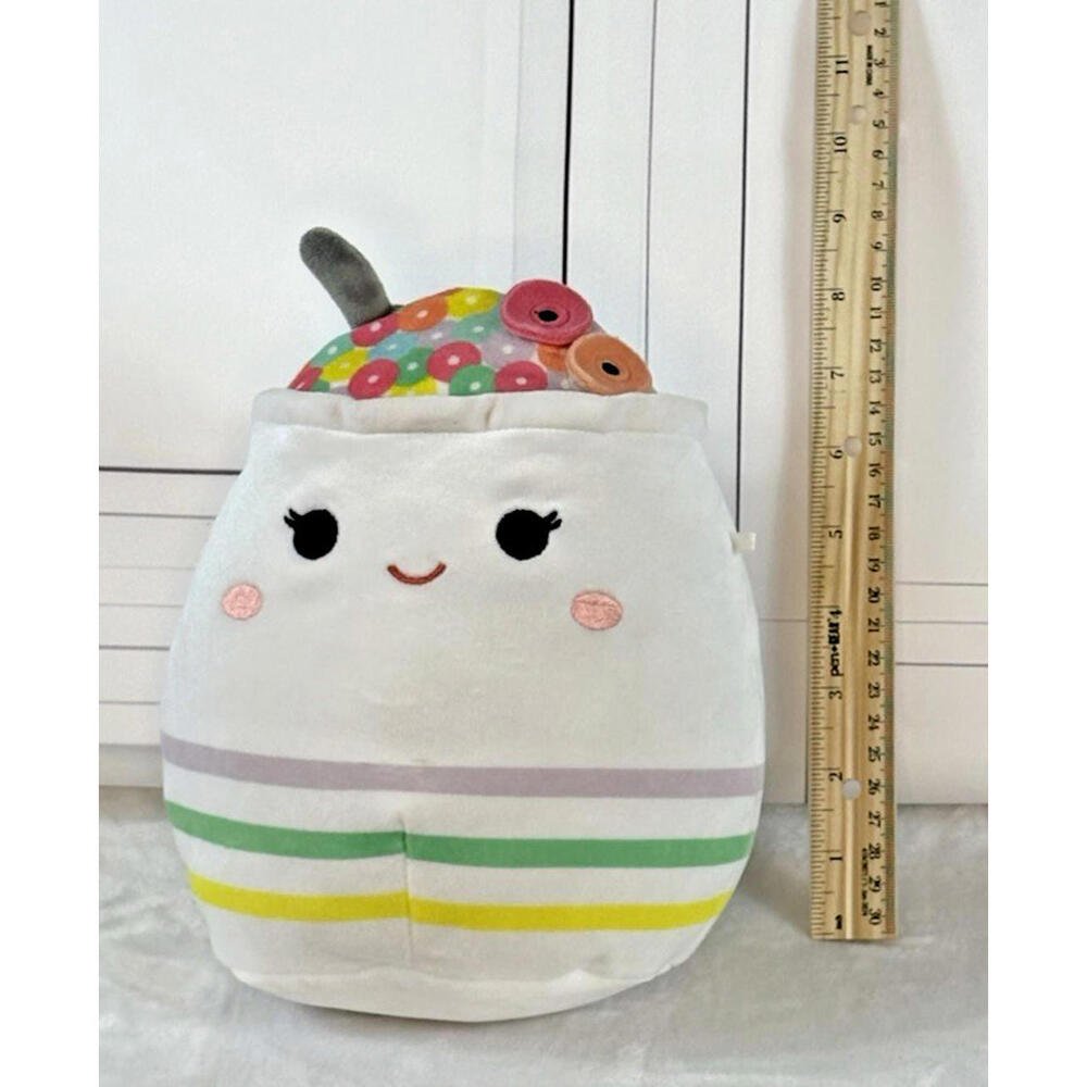 8" Squishmallows Lupi the Fruit Loop Cereal Clean/Smoke Free